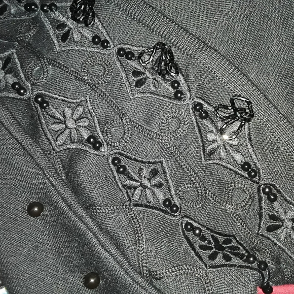 Vintage beaded dress size xl. - Picture 2 of 16